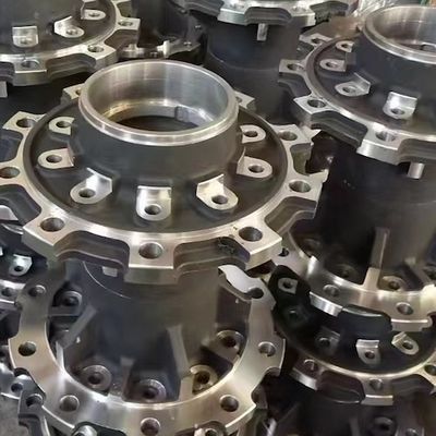 Kesinlik İşleme ile Özel Düktil Demir Tekerlek Merkezi Metal döküm parçaları