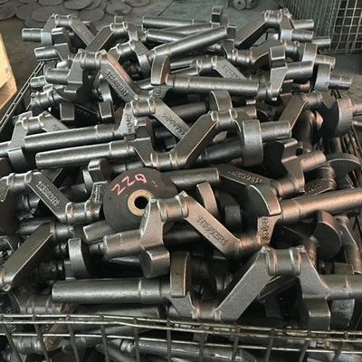 Alloy Crankshaft Metal döküm parçaları Otomotiv endüstrisi için motor parçaları
