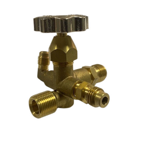Boru Konnektörü için 80MM OEM 5 Yollu Pirinç Vana CNC İşleme Bileşenleri